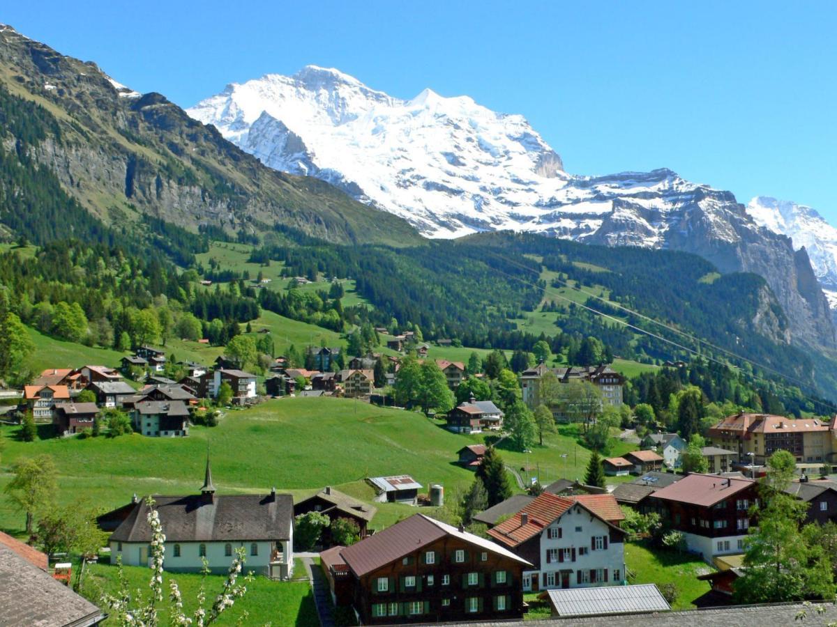 Apartment Bristol Apt-K By Interhome Wengen Bagian luar foto