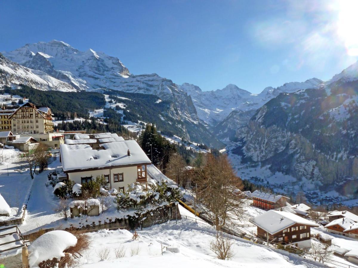 Apartment Bristol Apt-K By Interhome Wengen Bagian luar foto